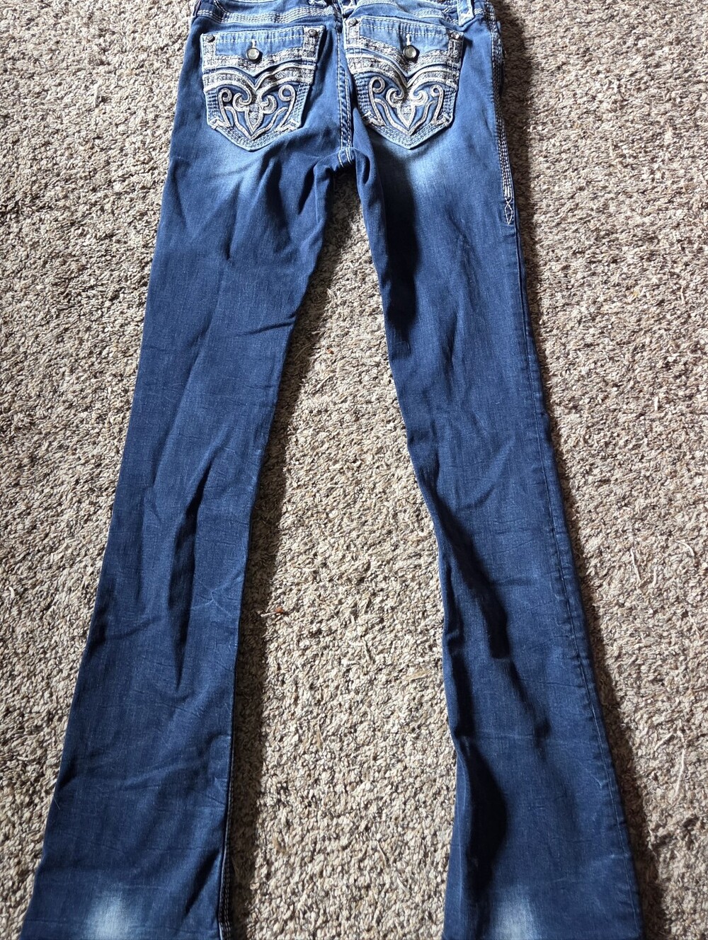 Women’s Rock Revival Jeans Tali Mid Rise Boot Cut Size 26x32